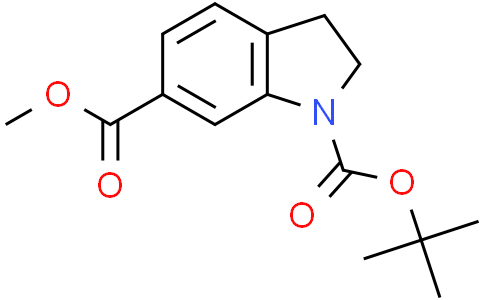 1-tert-butyl 6-methyl 2,3-dihydro-1h-indole-1,6-dicarboxylate