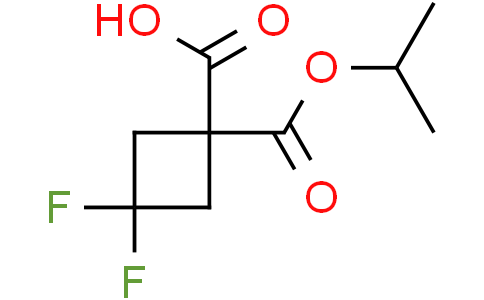 3,3-difluoro-1-[(propan-2-yloxy)carbonyl]cyclobutane-1-carboxylic acid