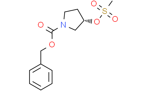 benzyl (3S)-3-(methanesulfonyloxy)pyrrolidine-1-carboxylate