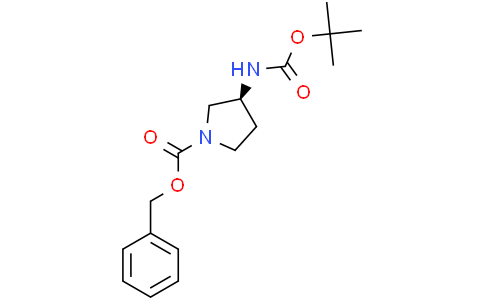 benzyl (3S)-3-(tert-butoxycarbonylamino)pyrrolidine-1-carboxylate