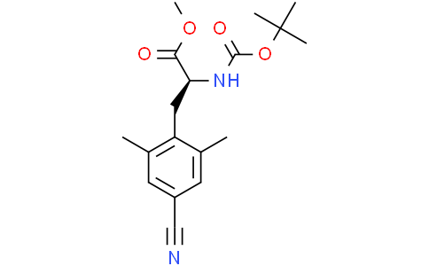 (S)-Methyl 2-((Tert-Butoxycarbonyl)Amino)-3-(4-Cyano-2,6-Dimethylphenyl)PropanoateCas:1227311-10-5