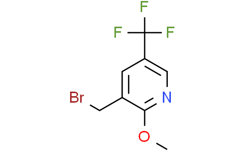 3-(bromomethyl)-2-methoxy-5-(trifluoromethyl)pyridine