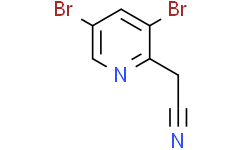 2-(3,5-dibromo-2-pyridyl)acetonitrile
