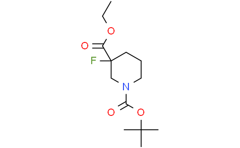 1-tert-butyl 3-ethyl 3-fluoropiperidine-1,3-dicarboxylate