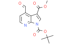 1-tert-Butyl 3-methyl 4-formyl-1H-pyrrolo[2,3-b]-pyridine-1,3-dicarboxylate