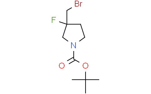 tert-butyl 3-(bromomethyl)-3-fluoropyrrolidine-1-carboxylate
