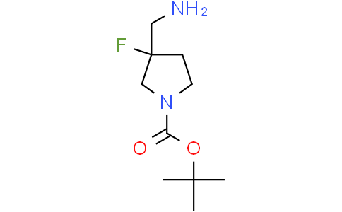 tert-butyl 3-(aminomethyl)-3-fluoropyrrolidine-1-carboxylate