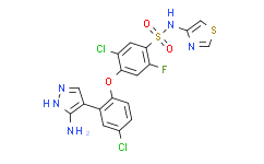 [Perfemiker]4-(2-(3-氨基-1H-吡唑-4-基)-4-氯苯氧基)-5-氯-2-氟-N-(噻唑-4-基)苯磺酰胺