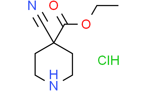 ethyl 4-cyanopiperidine-4-carboxylate hydrochloride