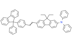 9- [4-（2-（7-（N，N-二苯基氨基）-9,9-二乙基氟烯-2-基）乙烯基）苯基] -9-苯基芴