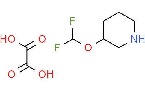 3-(difluoromethoxy)piperidine; oxalic acid