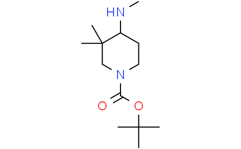tert-butyl 3,3-dimethyl-4-(methylamino)piperidine-1-carboxylate