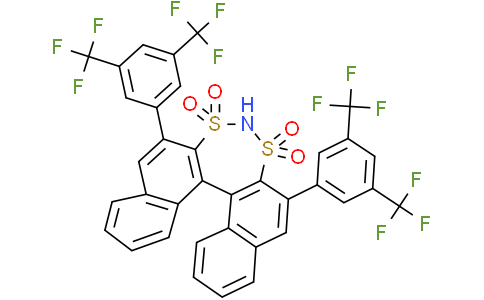 (11bS)-2,6-Bis[3,5-bis(trifluoromethyl)phenyl]dinaphtho[2,1-d:1′,2′-f][1,3,2]dithiazepine 3,3,5,5-tetraoxideCas:1242421-77-7