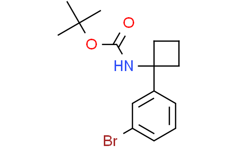 tert-Butyl (1-(3-bromophenyl)cyclobutyl)carbamateCas:1245647-81-7