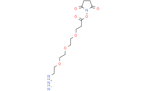 N3-PEG3-C2-NHS esterCas:1245718-89-1