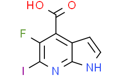 5-Fluoro-6-iodo-1H-pyrrolo[2,3-b]pyridine-4-carboxylic acid