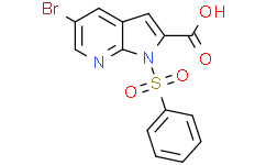 5-Bromo-1-(phenylsulfonyl)-1H-pyrrolo-[2,3-b]pyridine-2-carboxylic acid