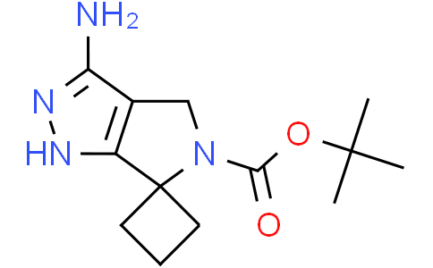 tert-butyl 3-aminospiro[1,4-dihydropyrrolo[3,4-c]pyrazole-6,1'-cyclobutane]-5-carboxylate