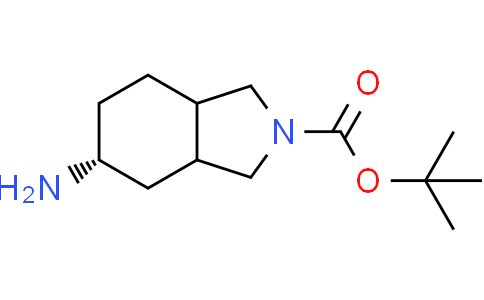 tert-butyl rel-(3aR,5R,7aS)-5-amino-1,3,3a,4,5,6,7,7a-octahydroisoindole-2-carboxylate