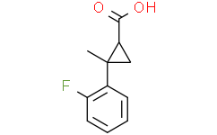 2-(2-fluorophenyl)-2-methyl-cyclopropanecarboxylic acid