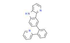 8-[2-(2-吡啶基)苯基]-5H-吡啶并[3，2-b]吲哚,≥98%