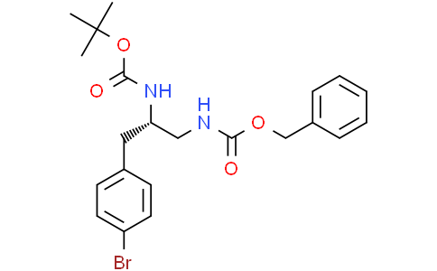 (S)-1-Cbz-amino-2-Boc-amino-3-(4-Br-phenyl)-propaneCas:1253791-76-2