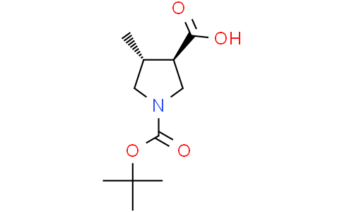 trans-1-[(tert-butoxy)carbonyl]-4-methylpyrrolidine-3-carboxylic acid