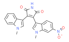[Perfemiker]3-(1-甲基-1H-吲哚-3-基)-4-(1-甲基-6-硝基-1H-吲哚-3-基)-1H-吡咯-2，5-二酮,95%