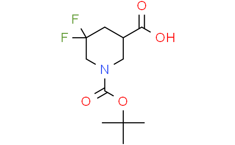 1-[(tert-butoxy)carbonyl]-5,5-difluoropiperidine-3-carboxylic acid