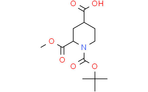 1-[(tert-butoxy)carbonyl]-2-(methoxycarbonyl)piperidine-4-carboxylic acid