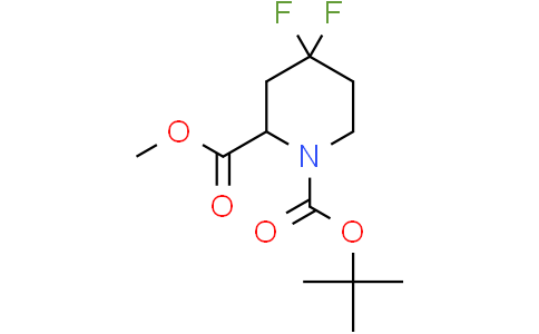 1-tert-butyl 2-methyl 4,4-difluoropiperidine-1,2-dicarboxylate