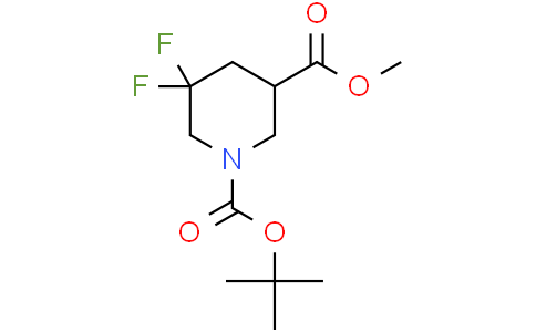 1-tert-butyl 3-methyl 5,5-difluoropiperidine-1,3-dicarboxylate
