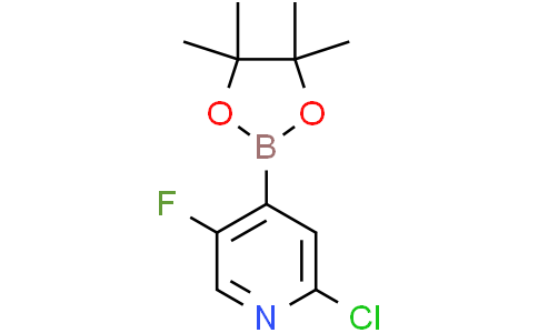2-chloro-5-fluoro-4-(4,4,5,5-tetramethyl-1,3,2-dioxaborolan-2-yl)pyridine