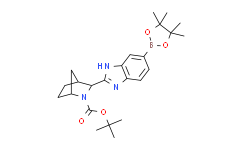 (1R，3S，4S)-3-(6-(4，4，5，5-四甲基-1，3，2-二氧杂硼杂环戊烷-2-基)-1H-苯并[d]咪唑-2-基)基)-2-氮杂二环[2.2.1]庚烷-2-羧酸叔丁酯,≥95%