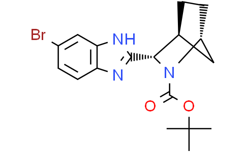 (1R,3S,4S)-tert-Butyl 3-(6-bromo-1H-benzo[d]imidazol-2-yl)-2-azabicyclo[2.2.1]heptane-2-carboxylateCas:1256387-74-2