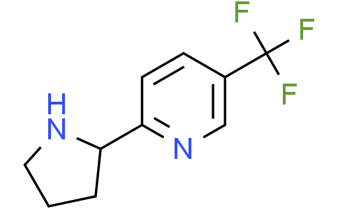 2-pyrrolidin-2-yl-5-(trifluoromethyl)pyridine