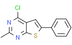 4-CHLORO-2-METHYL-6-PHENYL-THIENO[2,3-D]PYRIMIDINE