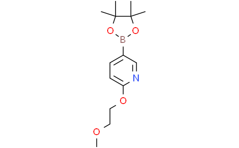 2-(2-methoxyethoxy)-5-(4,4,5,5-tetramethyl-1,3,2-dioxaborolan-2-yl)pyridine