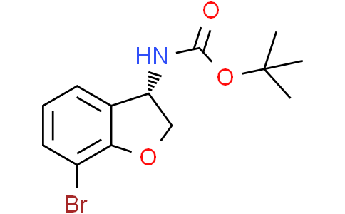 tert-butyl N-[(3S)-7-bromo-2,3-dihydro-1-benzofuran-3-yl]carbamate