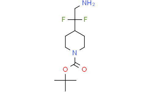 tert-butyl 4-(2-amino-1,1-difluoroethyl)piperidine-1-carboxylate