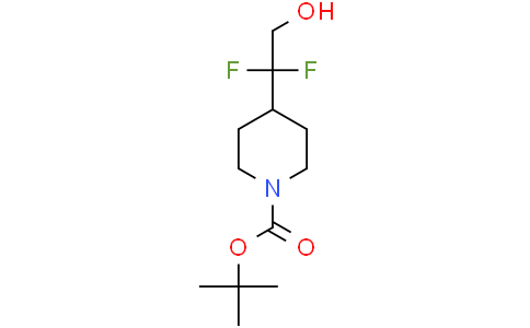 tert-butyl 4-(1,1-difluoro-2-hydroxyethyl)piperidine-1-carboxylate