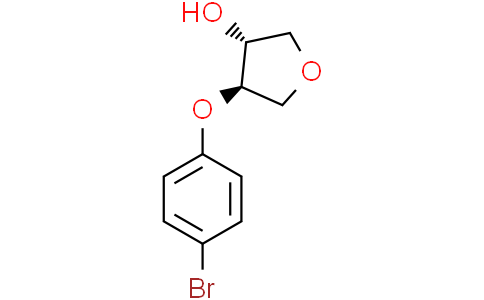 trans-4-(4-bromophenoxy)tetrahydrofuran-3-ol