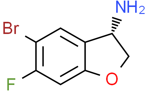 (3S)-5-bromo-6-fluoro-2,3-dihydrobenzofuran-3-amine