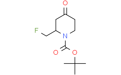 tert-butyl 2-(fluoromethyl)-4-oxopiperidine-1-carboxylate