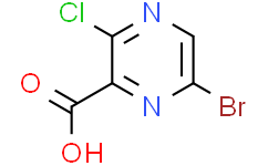 6-bromo-3-chloro-pyrazine-2-carboxylic acid