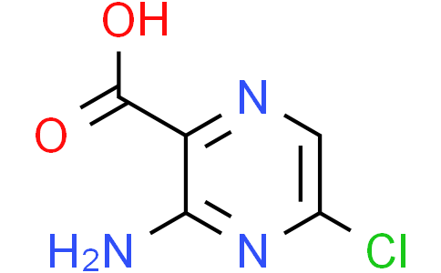 3-amino-5-chloro-pyrazine-2-carboxylic acid