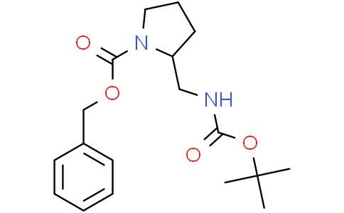 benzyl 2-[(tert-butoxycarbonylamino)methyl]pyrrolidine-1-carboxylate