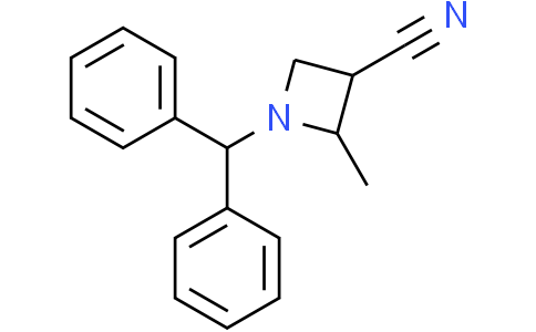 1-(diphenylmethyl)-2-methylazetidine-3-carbonitrile