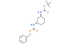 苄基((1R,3S)-环己烷-1,3-二基)二氨基甲酸叔丁酯(左旋)
