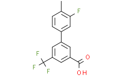 3'-Fluoro-4'-methyl-5-(trifluoromethyl)-[1,1'-biphenyl]-3-carboxylic acid